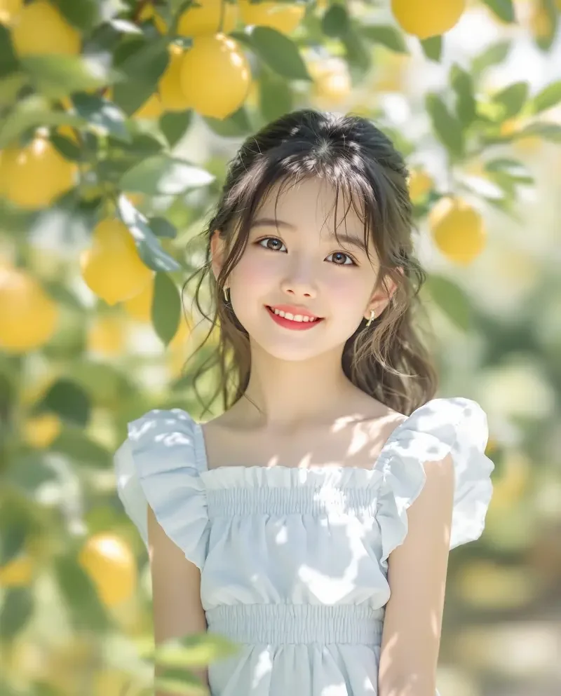 仲夏柠夏 · 甜美少女写真作品 - 秀人美女